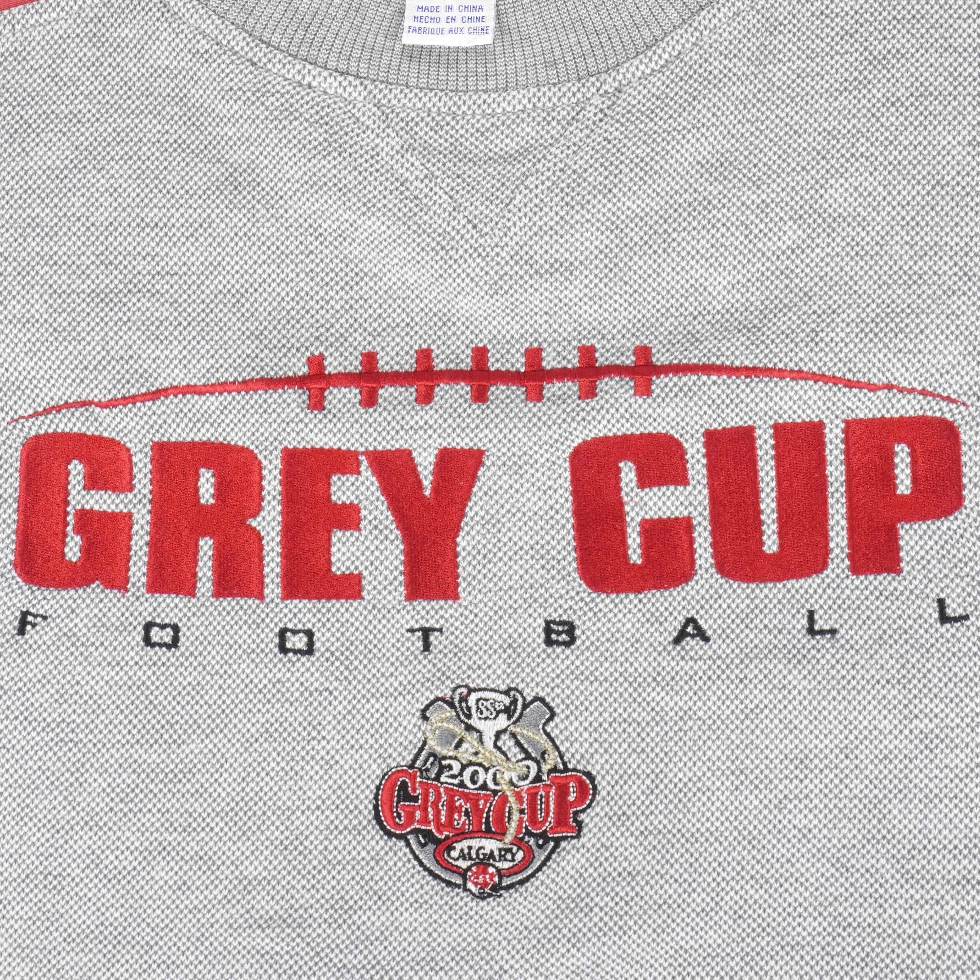 Puma - Calgary Grey Cup Football Crew Neck Sweatshirt 2000 Large Vintage Retro Football