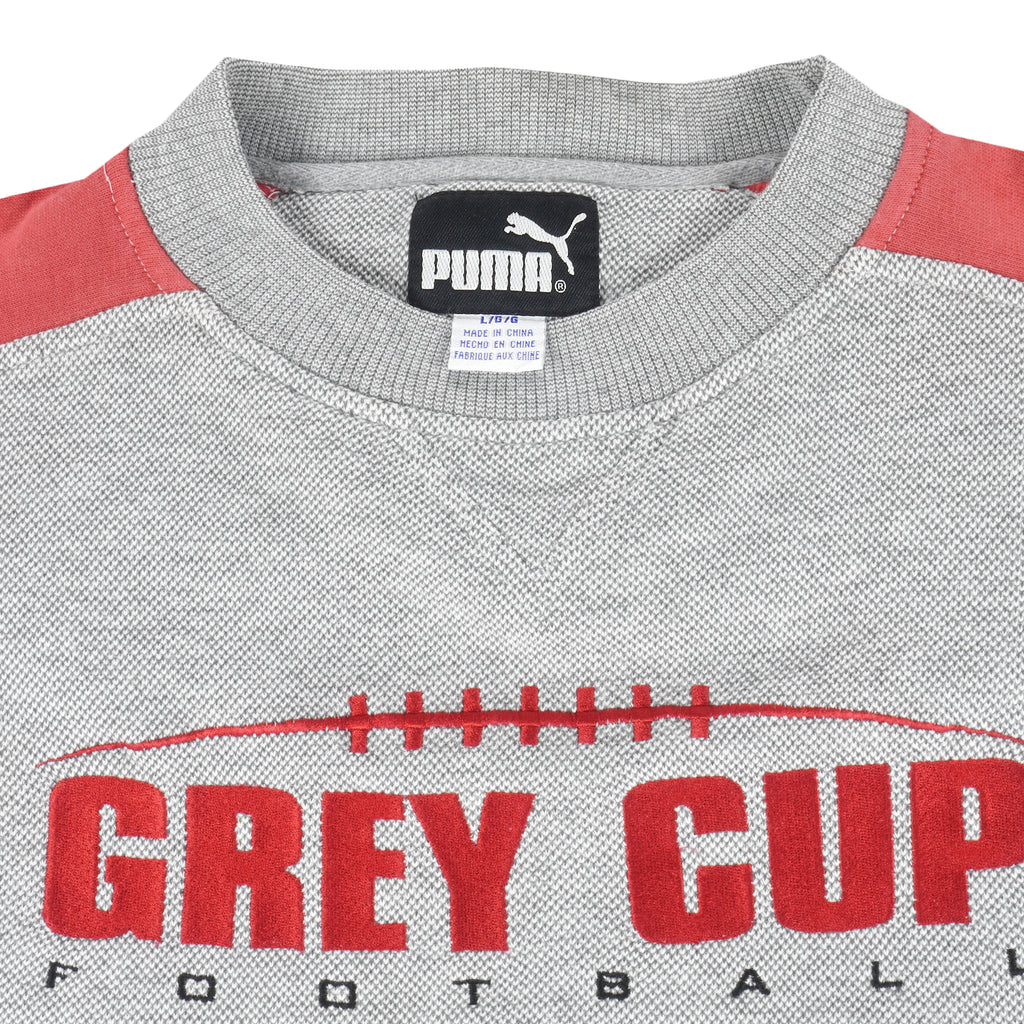 Puma - Calgary Grey Cup Football Crew Neck Sweatshirt 2000 Large Vintage Retro Football