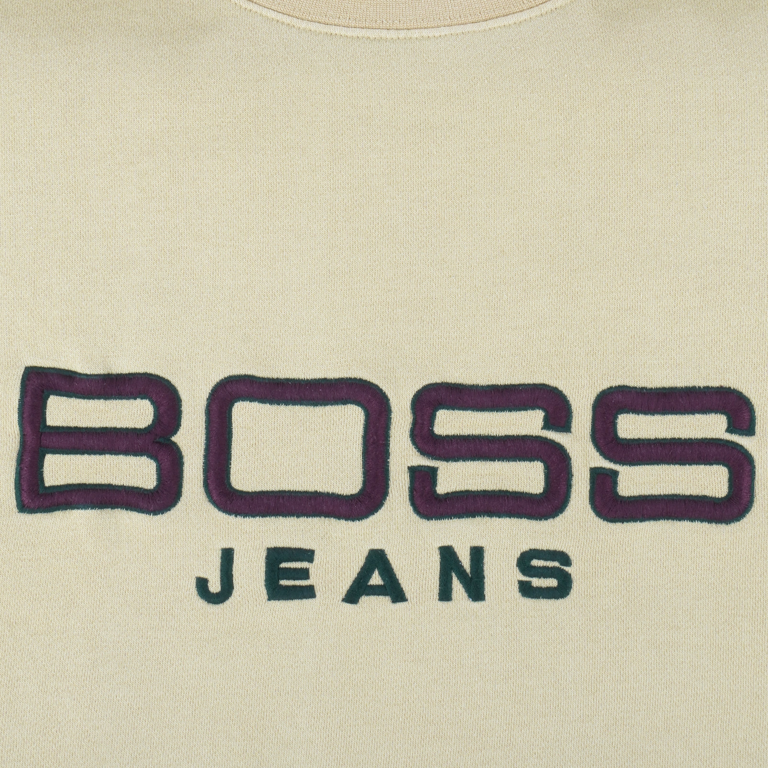 Vintage - Boss Jeans Embroidered Crew Neck Sweatshirt 1990s X-Large Vintage Retro