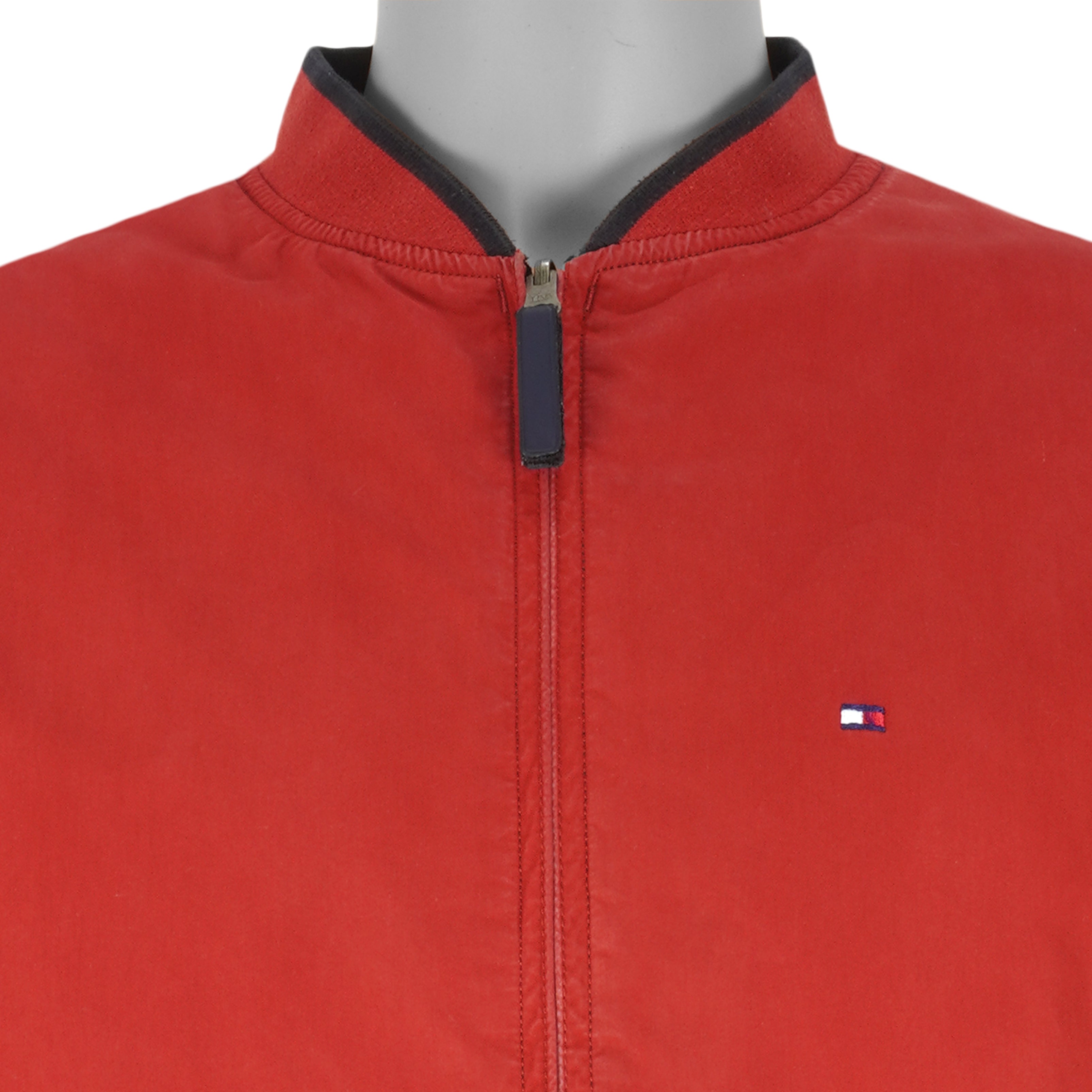 Tommy Hilfiger - Reversible Zip-Up Jacket 1990s Medium Vintage Retro