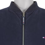 Tommy Hilfiger - Reversible Zip-Up Jacket 1990s Medium Vintage Retro