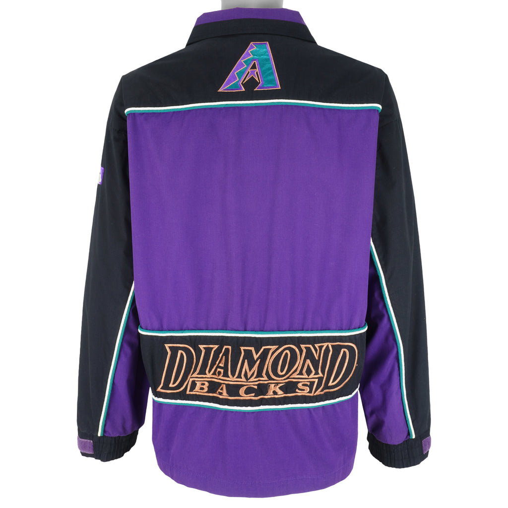 MLB (Pro Player) - Arizona Diamondbacks Zip-Up Jacket 1990s Large Vintage Retro Baseball