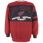 NHL (Logo Athletic) - Detroit Red Wings Crew Neck Sweatshirt 1990s X-Large Vintage Retro Hockey
