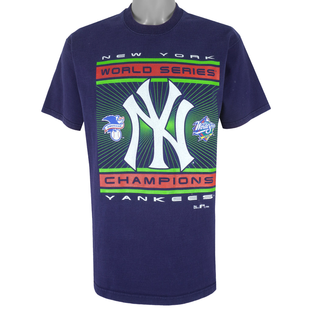 MLB (Pro Player) - Yankees World Series Champions T-Shirt 1998 Large Vintage Retro Baseball