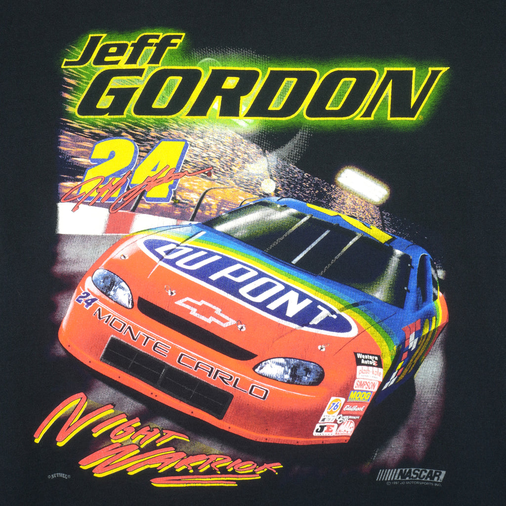 NASCAR (Chase) - Jeff Gordon Breakout Racing T-Shirt 1997 Large Vintage Retro