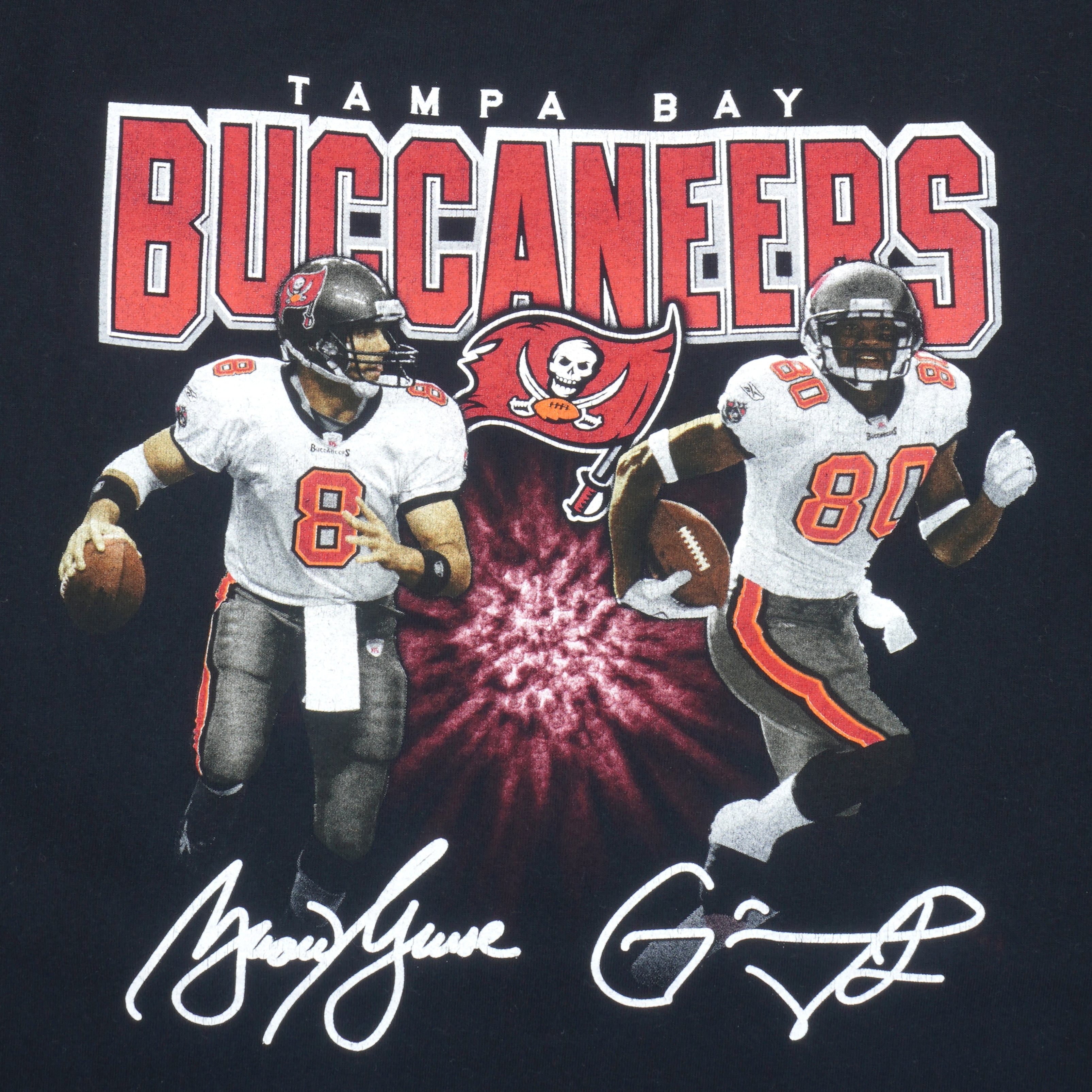 NFL (Players) - Tampa Bay Buccaneers Big Logo T-Shirt 1990s X-Large Vintage Retro Football