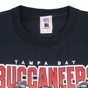 NFL (Players) - Tampa Bay Buccaneers Big Logo T-Shirt 1990s X-Large Vintage Retro Football