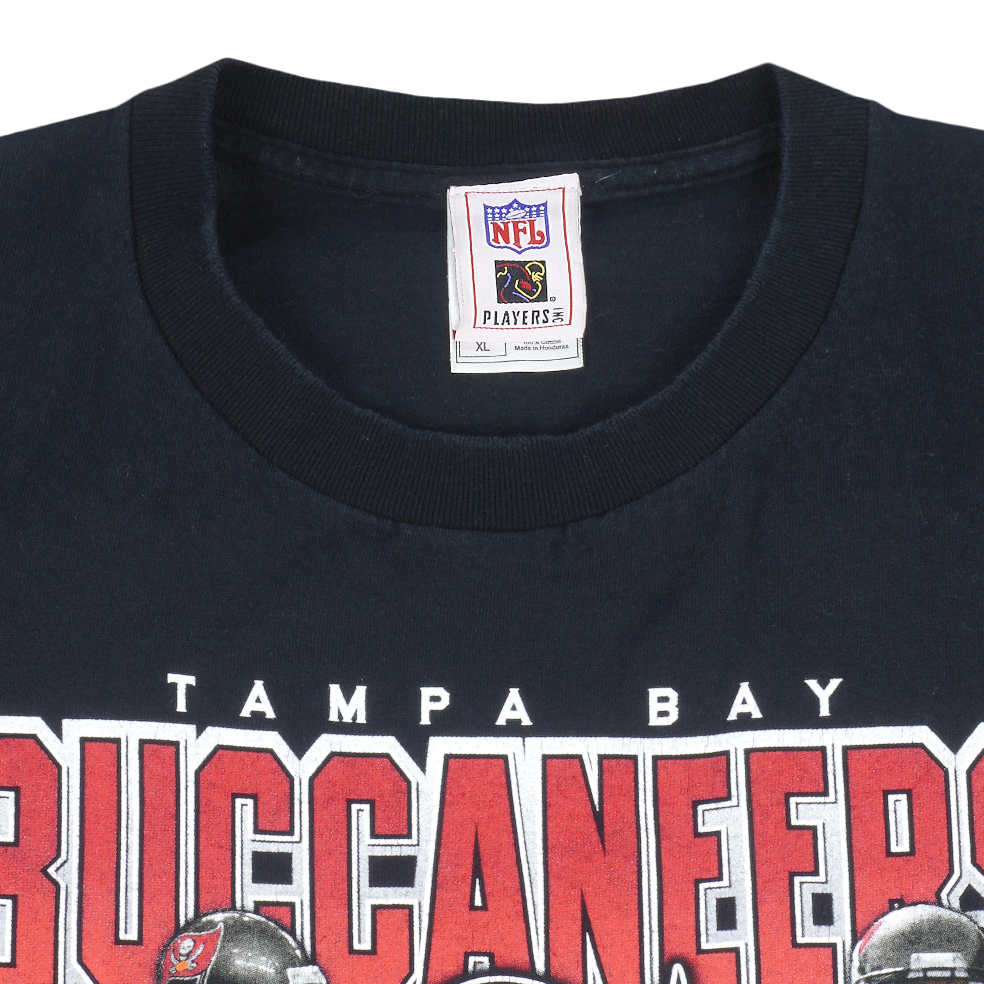 NFL (Players) - Tampa Bay Buccaneers Big Logo T-Shirt 1990s X-Large Vintage Retro Football