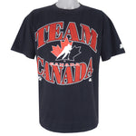 Starter - Team Canada Hockey World Cup T-Shirt 1996 Large