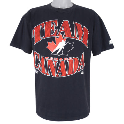 Starter - Team Canada Hockey World Cup T-Shirt 1996 Large