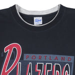 NBA (Salem) - Portland Trail Blazers Big Logo T-Shirt 1990s X-Large Basketball
