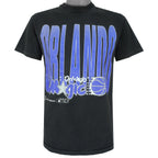 NBA (Hanes) - Orlando Magic Spell-Out T-Shirt 1990s Medium Vintage Retro Basketball
