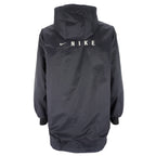 Nike - Black Spell-Out Hooded Windbreaker 1990s Large Vintage Retro