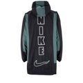 Nike - Black & Green Spell-Out Hooded Windbreaker 1990s X-Large Vintage Retro