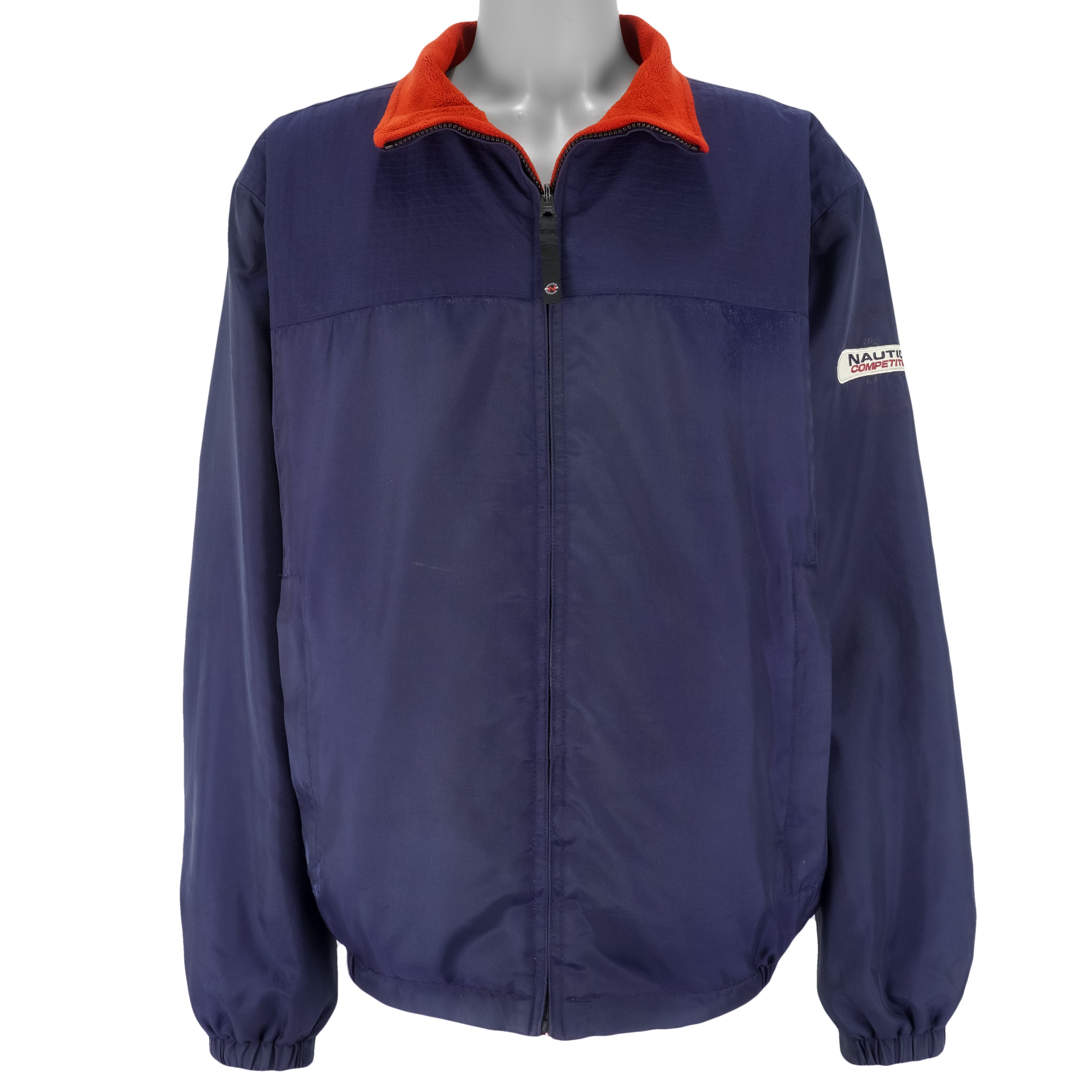 Nautica - Blue and Red Reversible Windbreaker 1990s X-Large vintage Retro