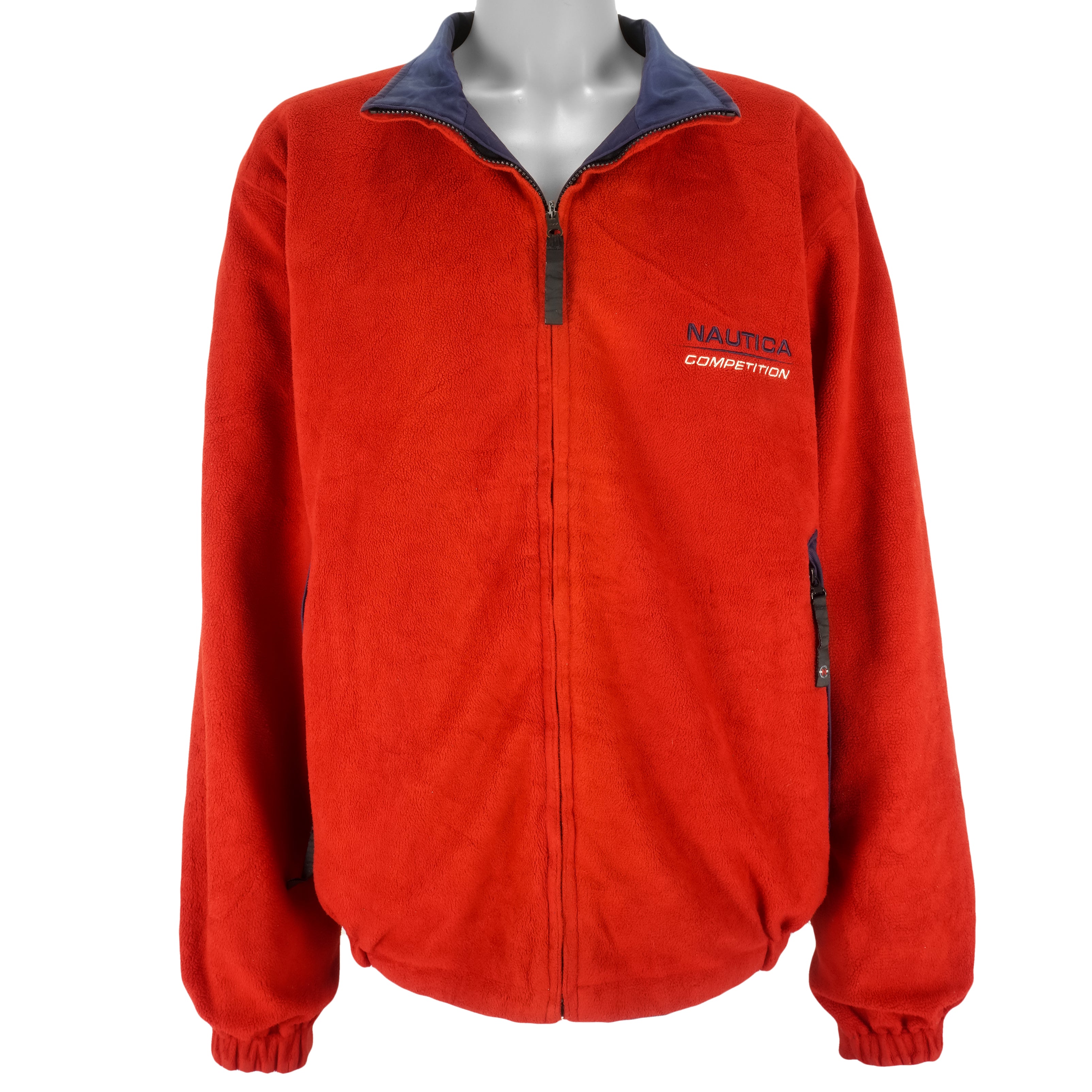 Nautica - Blue and Red Reversible Windbreaker 1990s X-Large Vintage Retro