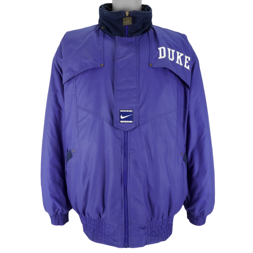 Nike - Duke Blue Devils Big Logo Windbreaker 1990s XX-Large Vintage Retro Football College