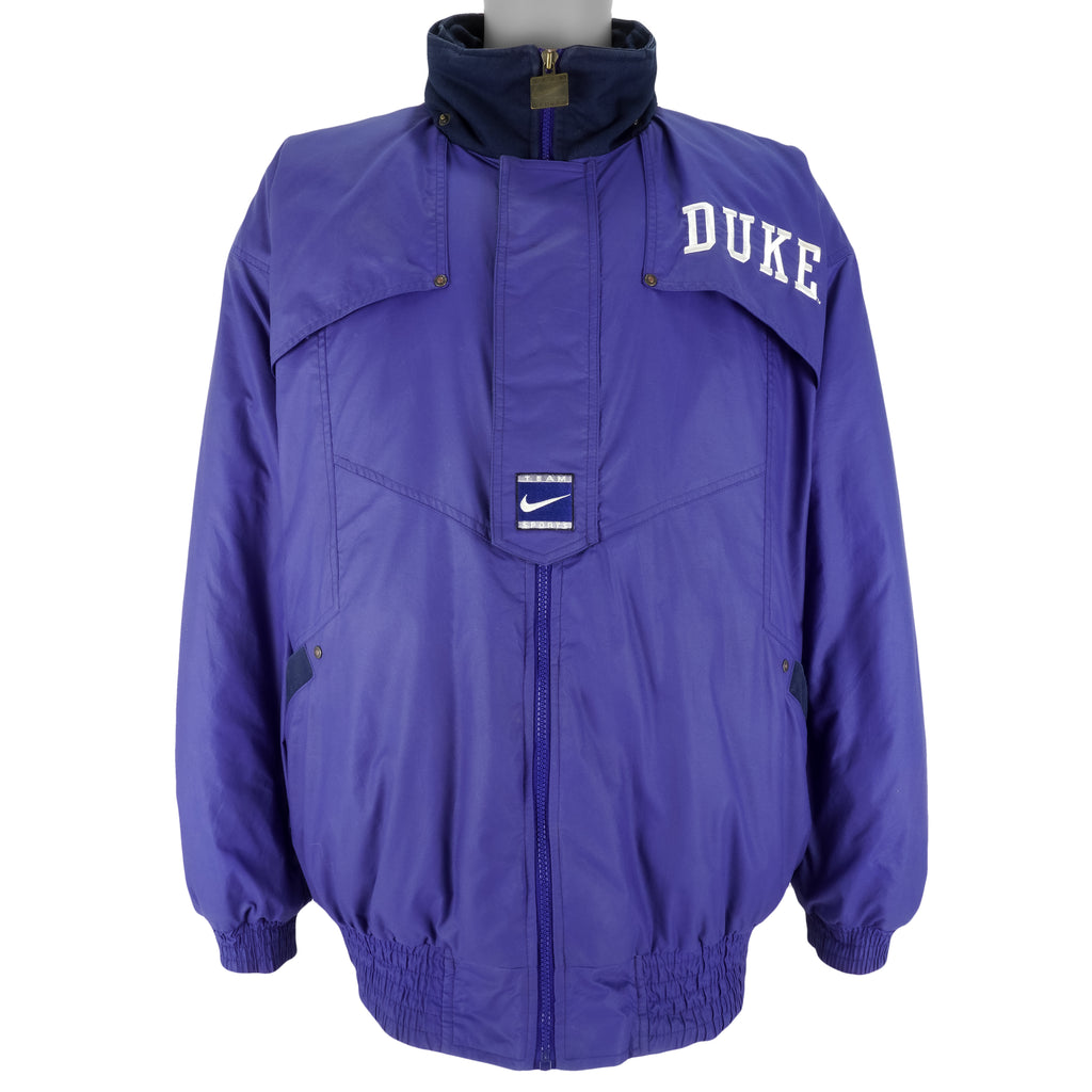 Nike - Duke Blue Devils Big Logo Windbreaker 1990s XX-Large Vintage Retro Football College
