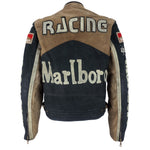 Vintage - Black & Brown Marlboro Champion Team Racing Jacket 1990s Medium Vintage Retro