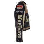 Vintage - Black & Brown Marlboro Champion Team Racing Jacket 1990s Medium Vintage Retro
