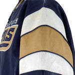 NFL - St. Louis Rams Big Logo Faux Leather Jacket 1990s X-Large Vintage Retro