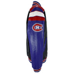 NHL (GIII) - Montreal Canadiens Faux Leather Jacket 1990s X-Large Vintage Retro Hockey