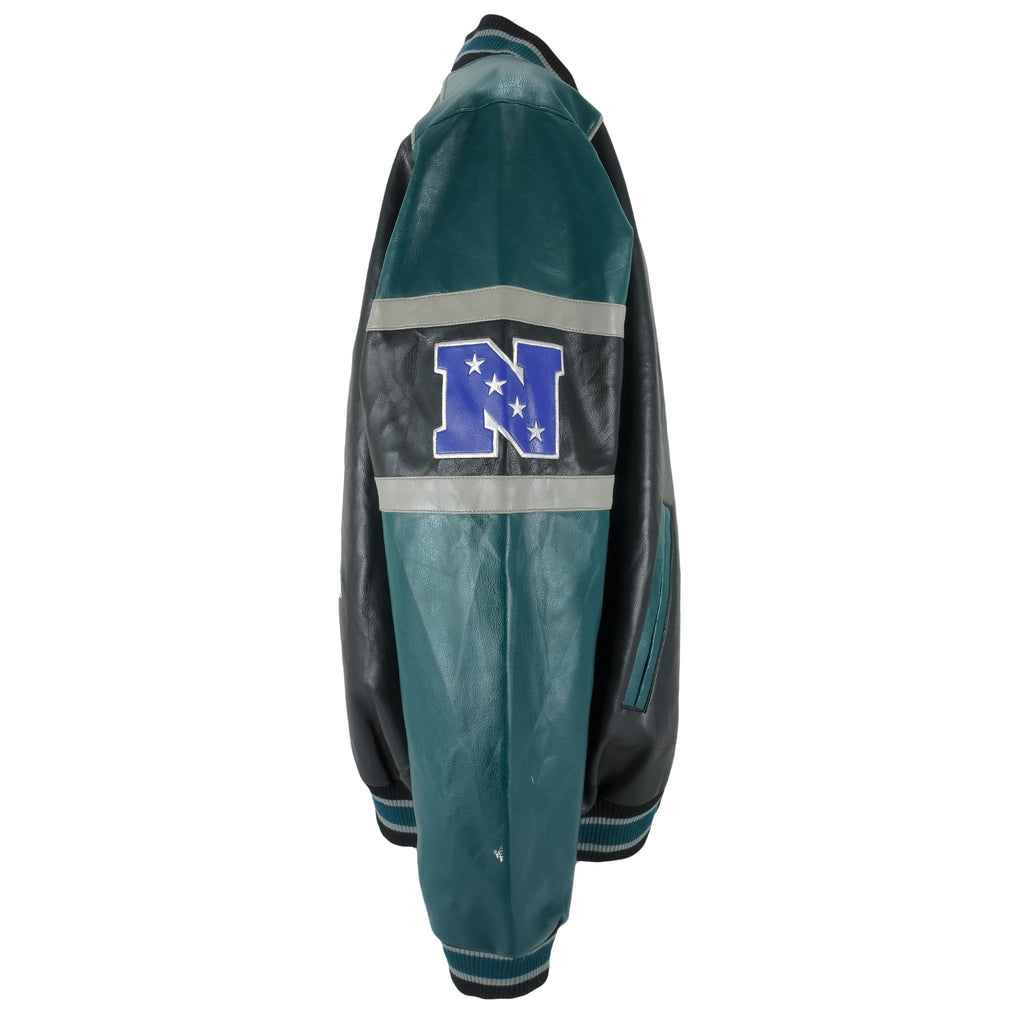 NFL - Philadelphia Eagles Faux Leather 1990s X-Large Vintage Retro Football