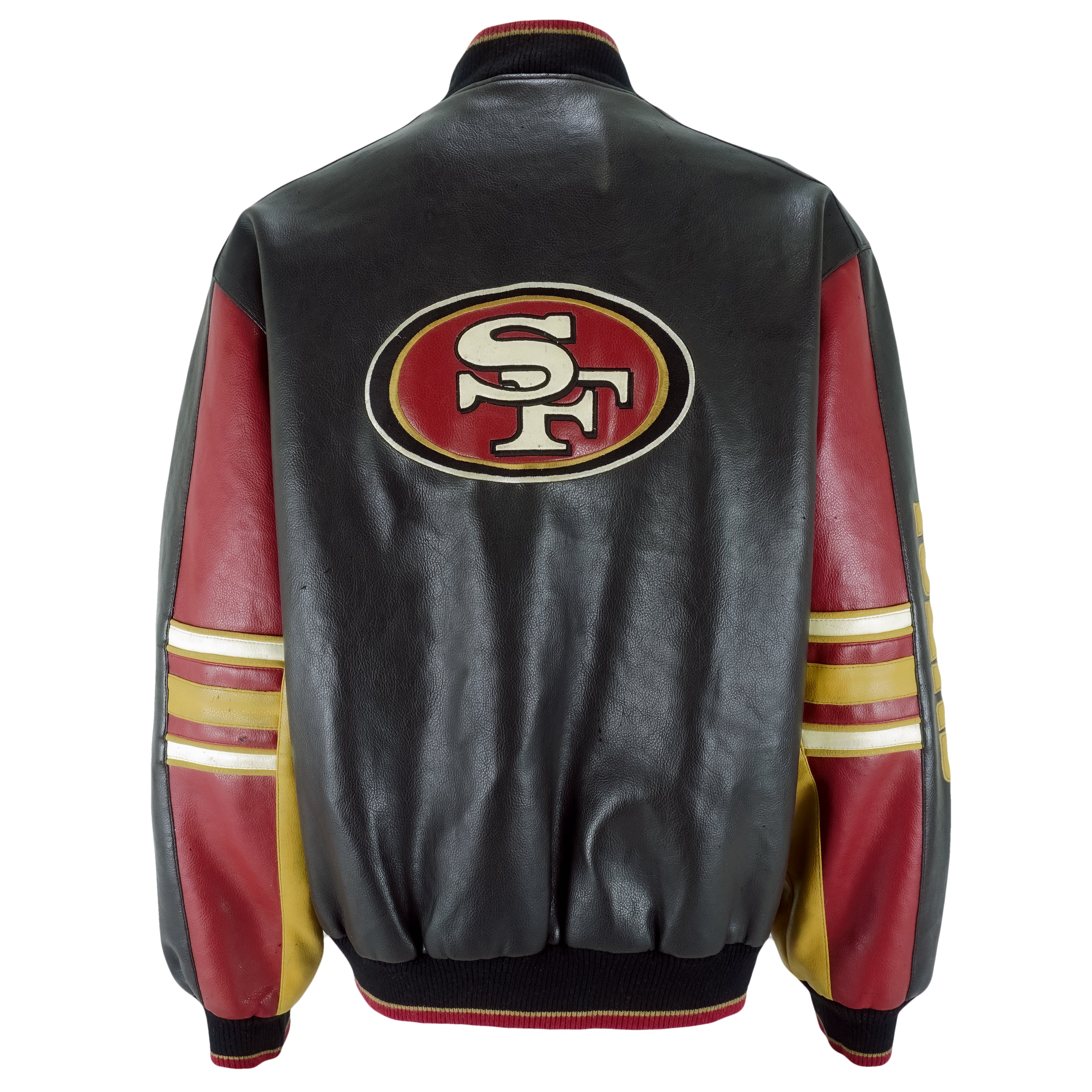 Vintage NFL - San Francisco '49ers' Faux Leather Jacket 1990's Large –  Vintage Club Clothing