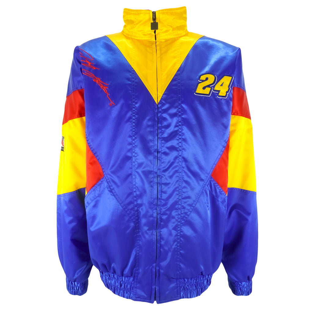 NASCAR (Nutmeg) - Jeff Gordon #24 Big Spell-Out Jacket 1990s X-Large Vintage Retro