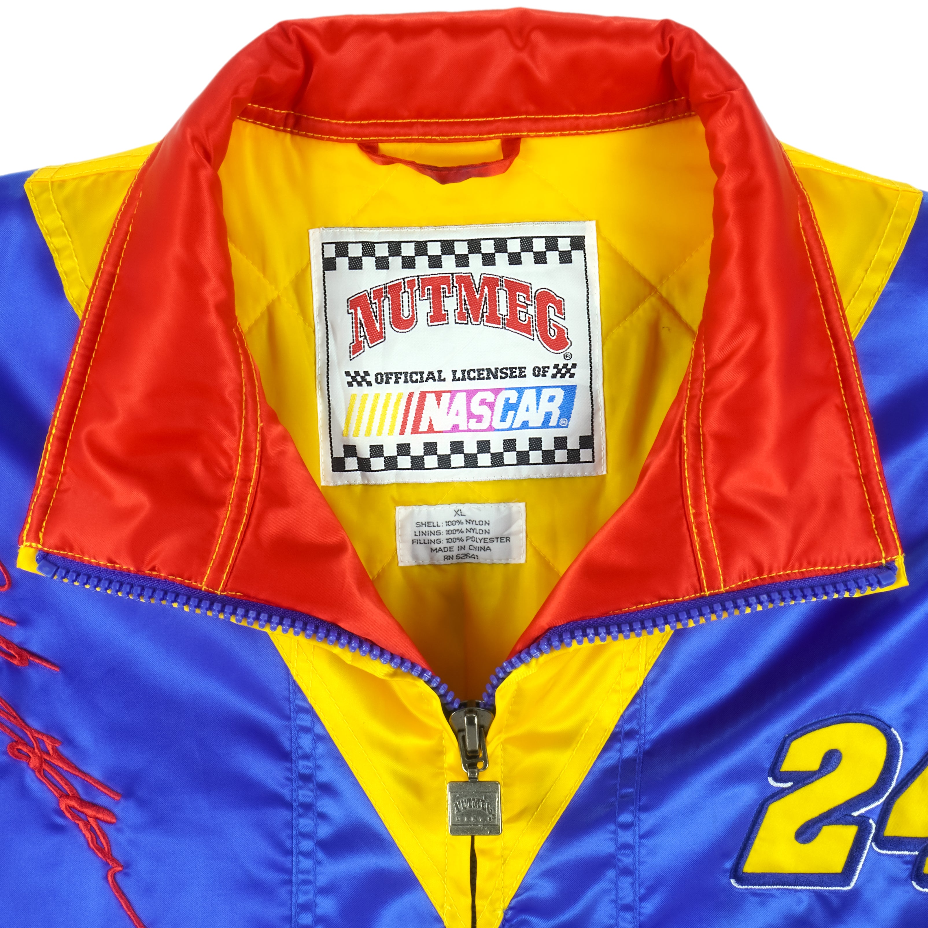 Vintage NASCAR (Nutmeg) - Jeff Gordon #24 Big Spell-Out Jacket