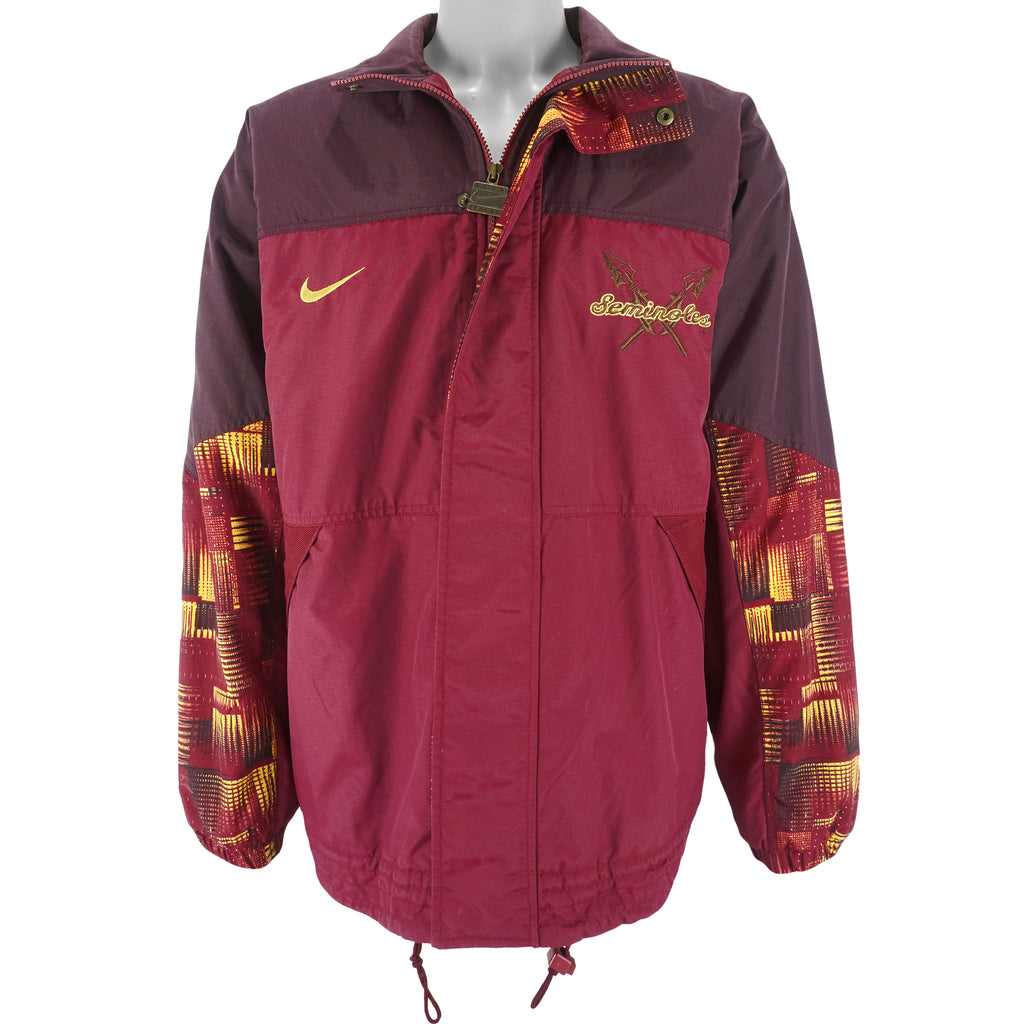 Nike - Florida State Seminoles Spell-Out Jacket1990s X-Large Vintage Retro Football College