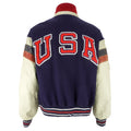 Vintage- USA Olympic Training Center Leather Jacket 1996 X-Large Vintage Retro