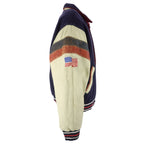 Vintage- USA Olympic Training Center Leather Jacket 1996 X-Large Vintage Retro