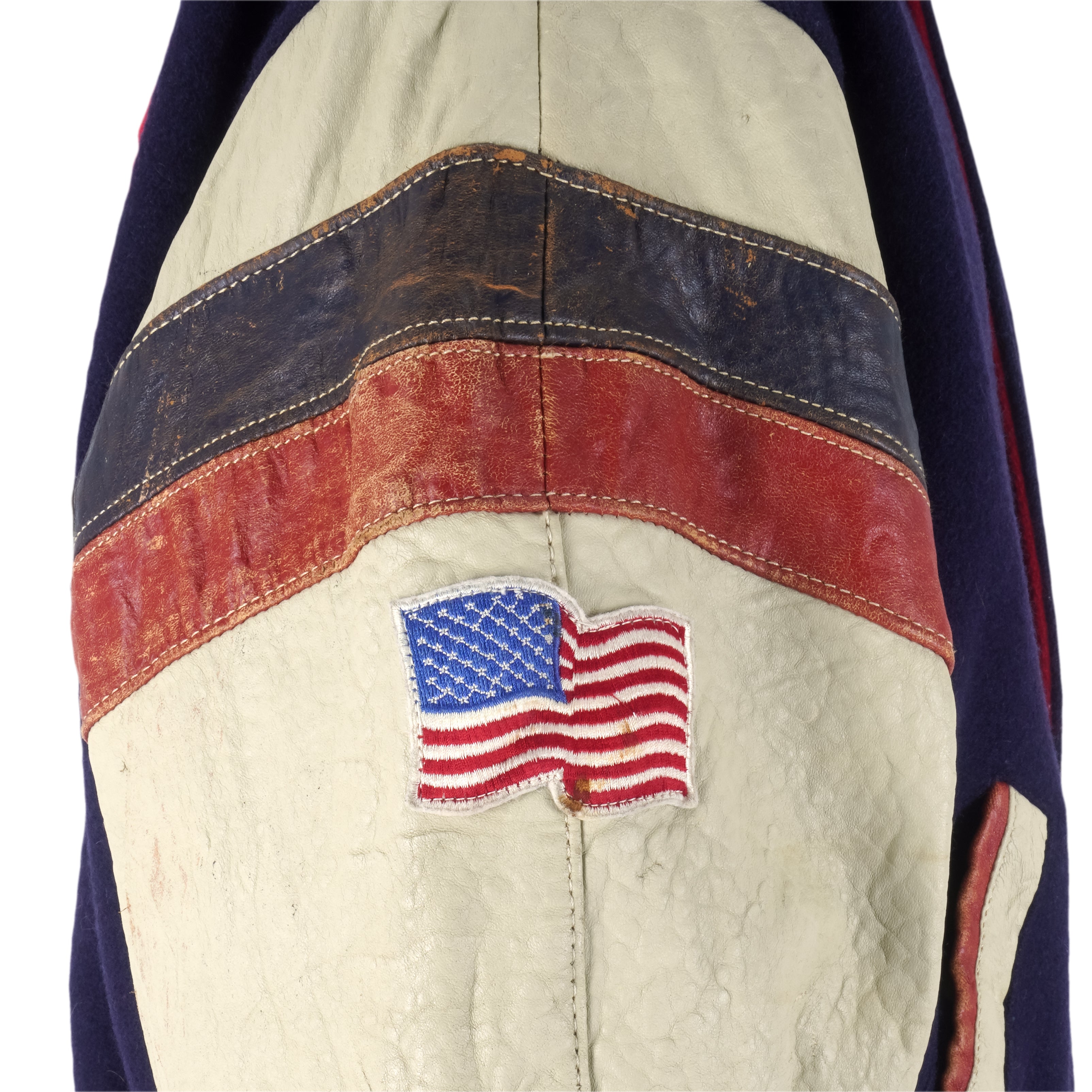 Vintage- USA Olympic Training Center Leather Jacket 1996 X-Large Vintage Retro