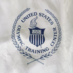 Vintage- USA Olympic Training Center Leather Jacket 1996 X-Large Vintage Retro