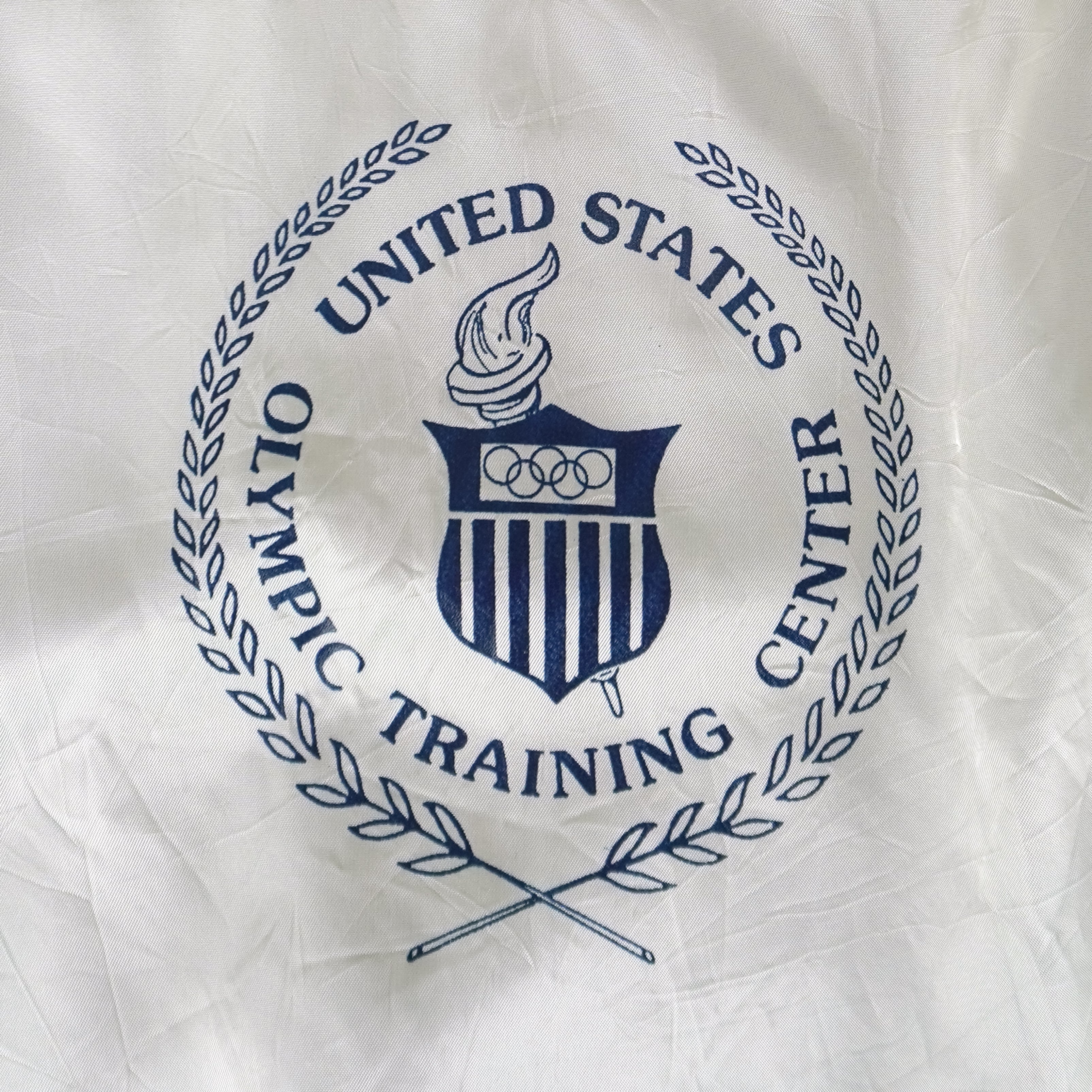 Vintage- USA Olympic Training Center Leather Jacket 1996 X-Large Vintage Retro