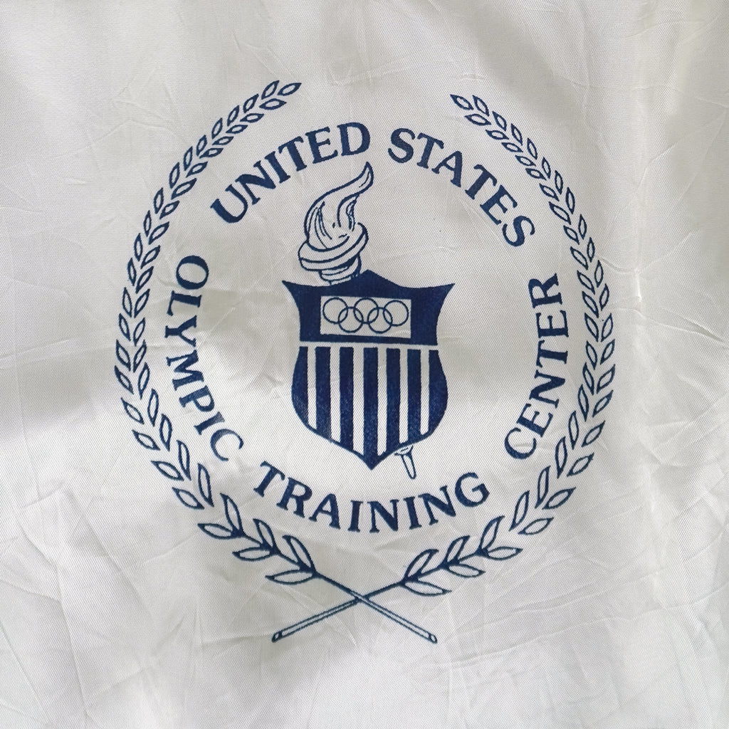 Vintage- USA Olympic Training Center Leather Jacket 1996 X-Large Vintage Retro