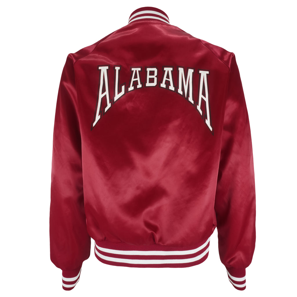 NCAA (Chalk Line) - Alabama Crimson Tide Satin Jacket 1990s Medium Vintage Retro Football College