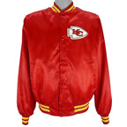 NFL (Chalk Line) - Kansas City Chiefs Satin Jacket 1990s X-Large Vintage Retro Football
