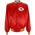 NFL (Chalk Line) - Kansas City Chiefs Satin Jacket 1990s X-Large Vintage Retro Football
