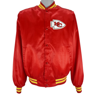 NFL (Chalk Line) - Kansas City Chiefs Satin Jacket 1990s X-Large