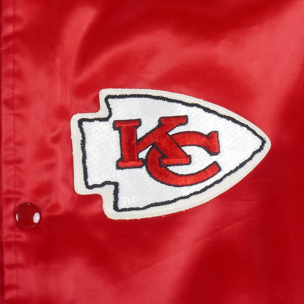 NFL (Chalk Line) - Kansas City Chiefs Satin Jacket 1990s X-Large Vintage Retro