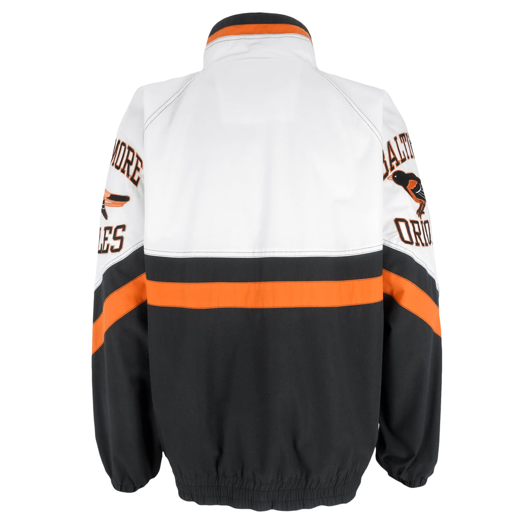 Starter - Baltimore Orioles 1/2 Zip Pullover 1990s Large Vintage Retro Baseball