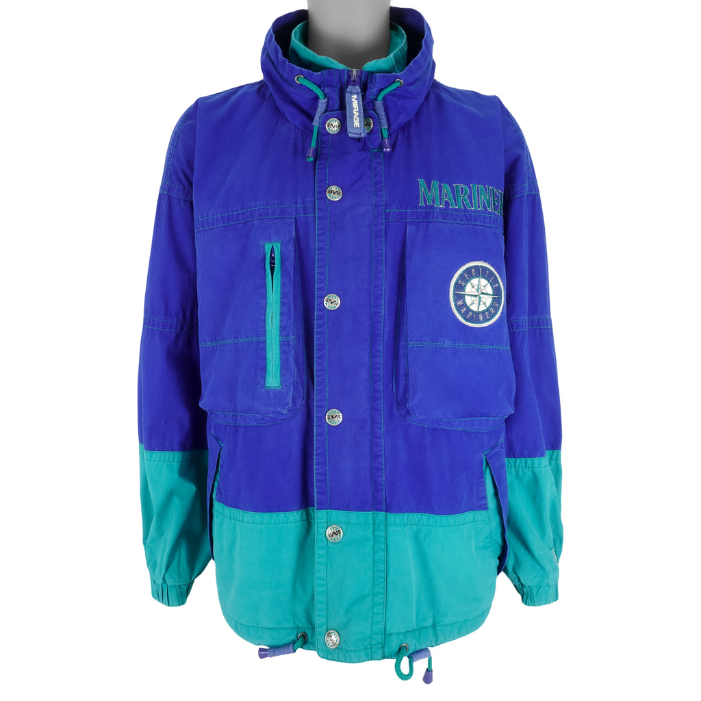 MLB (Mirage) - Seattle Mariners Jacket 1990s Large Vintage Retro  Baseball