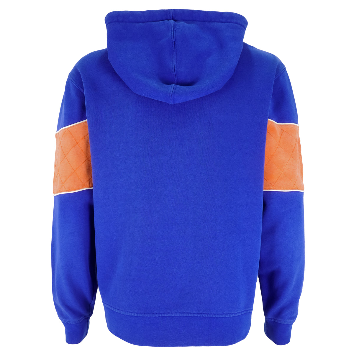 Adidas - New York Knicks Blue Hooded Sweatshirt 1990s Medium Vintage Retro Basketball