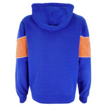 Adidas - New York Knicks Blue Hooded Sweatshirt 1990s Medium Vintage Retro Basketball