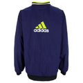 Adidas - Blue Embroidered Pullover1990s Large Vintage Retro