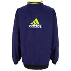 Adidas - Blue Embroidered Pullover1990s Large Vintage Retro