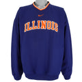 Nike - Team Illinois Pullover Windbreaker 1990 XX-Large Vintage Retro
