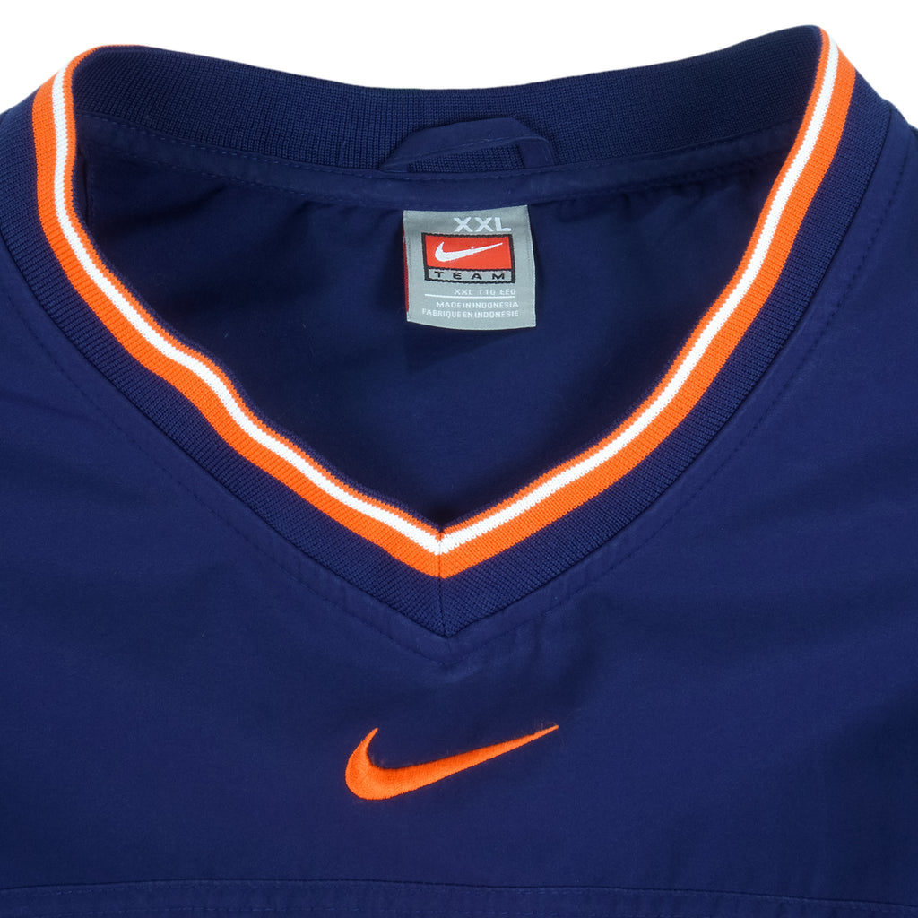 Nike - Team Illinois Pullover Windbreaker 1990 XX-Large Vintage Retro